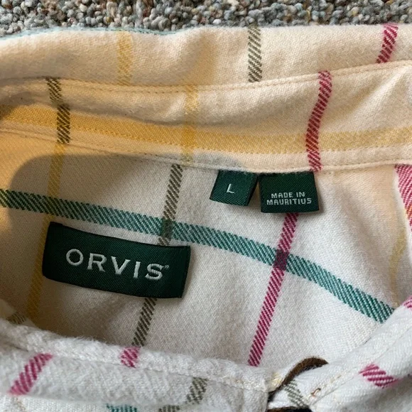 Orvis Perfect Flannel Shirt - Large - Picture 9 of 11